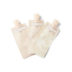 Gifi Lot de 3 flacons de voyage 24x10cm
