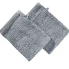 Hot Gifi Lot de 2 gants 16x21cm coton gris denim
