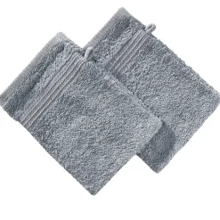 Hot Gifi Lot de 2 gants 16x21cm coton gris denim