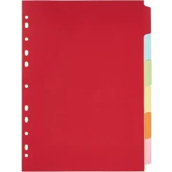 Lot de 6 intercalaires A4 21x29,7cm*Gifi Clearance