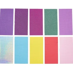 Gifi Jeux Créatifs<Lot de 4 mosaïques géantes à sticker thème sirène 40x60cm
