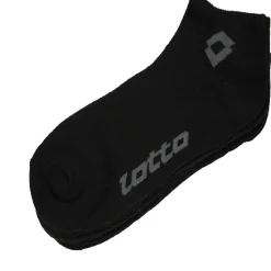 Best Gifi Lot de 3 paires de chaussettes LOTTO 39/42 ou 43/46 noir