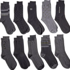 Online Gifi Lot de 10 paires de chaussettes pour homme T43/46 coton noir