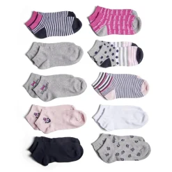 Online Gifi Lot de 10 paires de chaussettes pour femme T36/40 polycoton