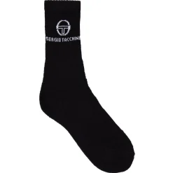 New Gifi Lot de 3 paires de chaussettes Sergio Tacchini coton noir