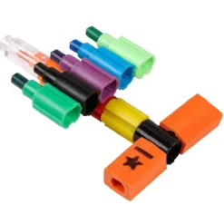 Gifi Lot de 6 pastels empilables + 2 gommes