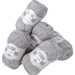 Gifi Lot de 6 pelotes de fil à tricoter 100 g