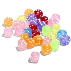 Gifi Lot de 30 perles en forme de dés