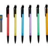 Lot de 6 portes mines HB 0,7mm avec 12 recharges*Gifi Sale