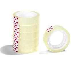 Lot de 6 rouleaux adhésifs transparents 13m x 12mm*Gifi Discount