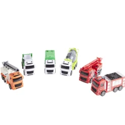 Hot Gifi Lot de 6 véhicules de constructions - 3 modèles