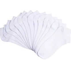 Discount Gifi Lot 7 paires chaussettes tige basse coton et polyester - 3 coloris
