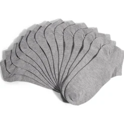 Discount Gifi Lot 7 paires chaussettes tige basse coton et polyester - 3 coloris