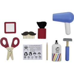 Gifi Jeux D'Imagination Et D'Imitation<Mallette du barbier avec accessoires en bois