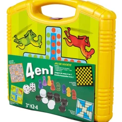 Gifi Jeux De Société Et Éducatifs<Mallette jeu de société 4 en 1