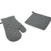 New Gifi Manique et gant de cuisine gris