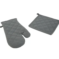 New Gifi Manique et gant de cuisine gris