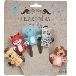 Gifi Jeux D'Imagination Et D'Imitation<Marionnette à doigt animal x5