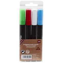 Marqueur craie multicolore X4*Gifi New