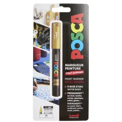 Marqueur créatif Posca pointe extra fine dorée*Gifi New