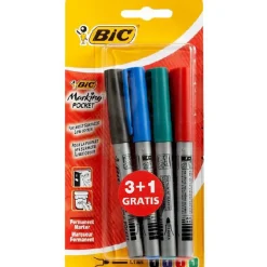 Gifi 4 MARQUEURS PERMANENTS BIC