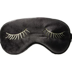Online Gifi Masque de nuit adulte motifs yeux doré et noir Taille unique