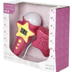 Gifi Jeux D'Imagination Et D'Imitation<Microphone enregistreur et enceinte rose jouet