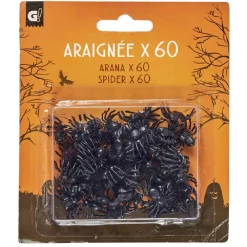 Mini araignée décoration Halloween x60*Gifi Online