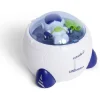Discount Gifi Mini astronaute avec fusée bleu et blanc Ø8xH8cm