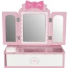 Gifi Jeux D'Imagination Et D'Imitation<Mini coiffeuse rose avec maquillage et accessoires