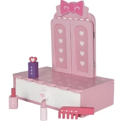 Gifi Jeux D'Imagination Et D'Imitation<Mini coiffeuse rose avec maquillage et accessoires