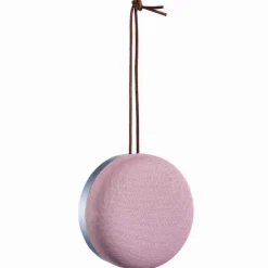 Mini enceinte Bluetooth Homday galet à suspendre rose*Gifi Hot