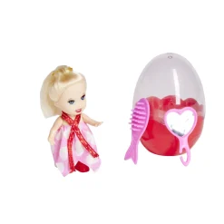 New Gifi Mini poupée dans oeuf Ø5,8xH8,7cm - 4 modèles