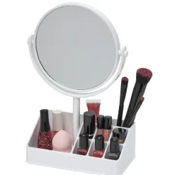 Best Gifi Miroir double avec organiseur cosmétique