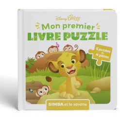 Gifi Mon premier Livre puzzle Disney - Simba et la Savane