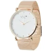Outlet Gifi Montre bracelet métal rose gold à cadran rond
