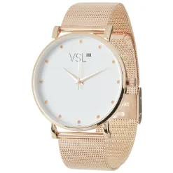 Outlet Gifi Montre bracelet métal rose gold à cadran rond