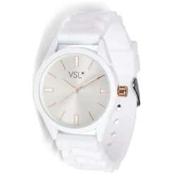 Best Gifi Montre bracelet silicone blanc