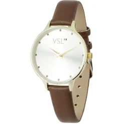 Best Gifi Montre bracelet simili camel à cadran rond