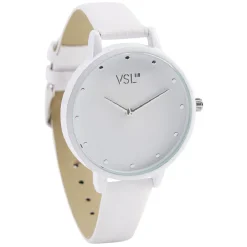 Clearance Gifi Montre à cadran rond bracelet blanc