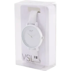 Clearance Gifi Montre à cadran rond bracelet blanc