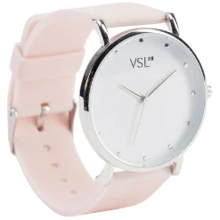 Gifi Montre à cadran rond bracelet pastel