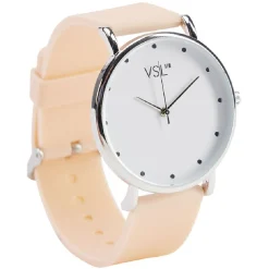 Gifi Montre à cadran rond bracelet pastel