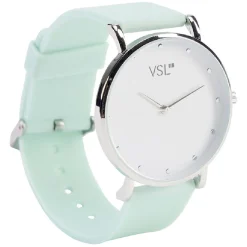 Gifi Montre à cadran rond bracelet pastel