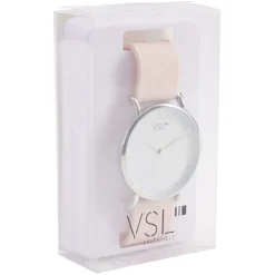 Gifi Montre à cadran rond bracelet pastel