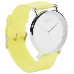 Gifi Montre à cadran rond bracelet pastel