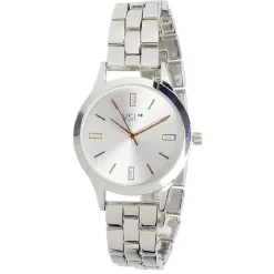 Clearance Gifi Montre femme bracelet maille inox gris argenté