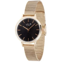 Hot Gifi Montre femme bracelet maille milanaise inox rose gold