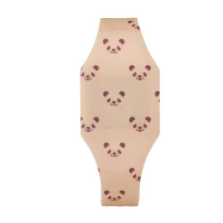 Hot Gifi Montre mixte LED chiffres invisibles silicone rose imprimé panda