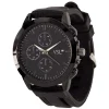 Outlet Gifi Montre ronde bracelet silicone noir